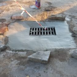 Dalszy ciąg robót przy odwodnieniu Placu Gospodarczego